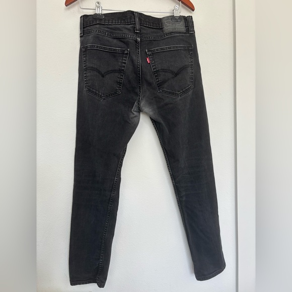 LEVIS BLACK MENS SKINNY JEANS SZ 32 X 32 - Picture 5 of 10